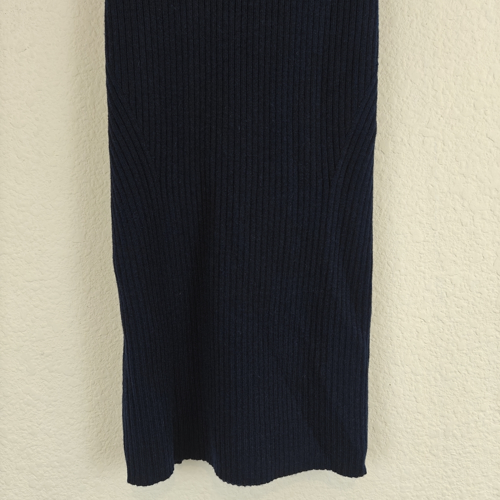AYR Navy Ribbed Tank and Midi Skirt Set - Picture 3 of 16